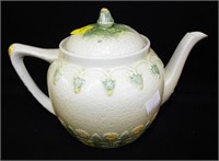 Majolica Floral Tea Pot