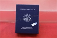 2003w Proof Silver Eagle w box/COA