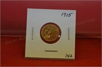 1915 Two and a Half Dollar Gold Indian