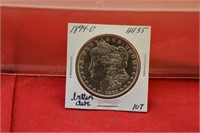 1894o Morgan Silver Dollar  AU55  better date