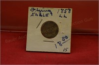 1858 LL Flying Eagle Cent