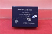 2013w Proof Silver Eagle w/box & COA