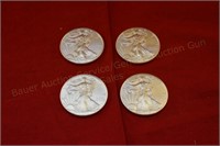 (4) 2011 Silver Eagles