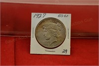 1927 Peace Silver Dollar  MS60