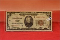 1929 Twenty Dollar National Currency Note