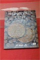 1909 Lincoln Cent Folder w/56 different coins