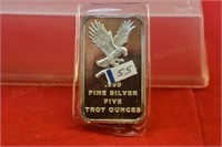 (5) Troy oz. Silver Bar