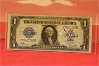 1923 Large Size Silver Cert. One Dollar Note