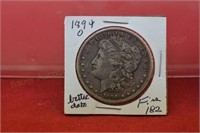 1894 Morgan Silver Dollars  F  better date