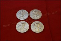 (4) 2011 Silver Eagles