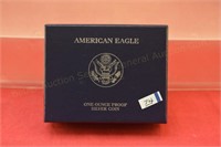 2008w Proof Silver Eagle w/box & COA