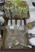Candle Holders / Misc. Clear Glass