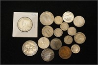 Assrtd silver Canadian coinage, Victorian & later