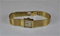 Lady’s Omega 18k yellow gold wristwatch, 31.6g.