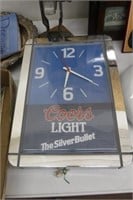 Coors Light Clock
