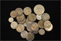 Assorted American silver & other coinage