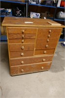 12 DRAWER CABINET WITH CONTENTS