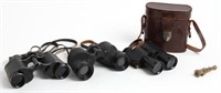 3 Pairs of Vintage Binoculars, inc. Zeiss