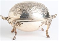 Victorian Sheffield Electroplate Bacon Server