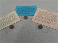 Mint error coin, 1863 Civil War Indian Head Cent,