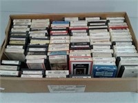 80+ 8 track tapes