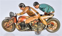 CKO Tin Windup MOTORCYCLE w/ 2 RIDERS