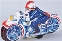 JAPAN Tin Friction POLICE MOTORCYCLE