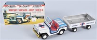 JAPAN AMERICAN AIRLINES JEEP & TRAILER w/BOX