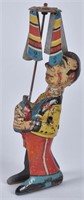 GELY Tin Windup MAN WITH UMBRELLA