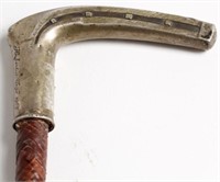 Militaria- Silver-Handled Prize Show Cane, 1905