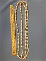 Freshwater pearl necklaces, 60"   pink