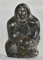 Inuit Soapstone Carving - Signed & Numbered