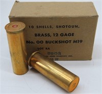 Remington Brass12 Gage No 00 Buckshot M19 WW2