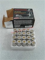 16 rounds Winchester 45 Colt ammo ammunition with