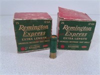 2 boxes vintage Remington Express shotgun shells