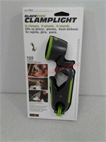 new black fire clamp light 100 lumens