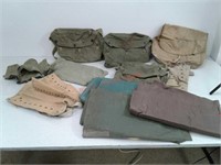 Boy Scout and US military items - bags, leggings,