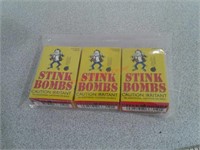 9 stink bombs - These things really smell nasty!