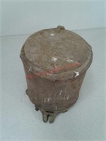 John Deere cast iron planter box with lid