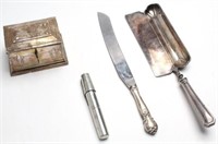 4 Silver-Plate and Pewter Articles