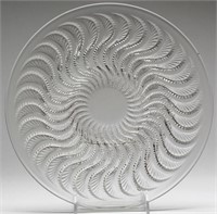 R. Lalique Crystal "Sunburst" Plate