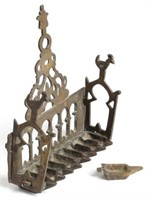 Antique Bronze Menorah