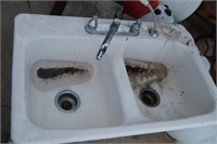 Double Basin Cast Iron Sink