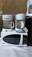 Danby Microwave, 2 Coffee Makers