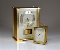 Seiko mantle clock with a Meister carriage clock