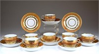 Eight late 18th/early 19thC English cups & saucers