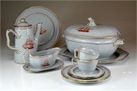 Spode Trade Winds Red dinner service