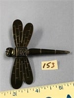 3" horn dragonfly pin         (2)