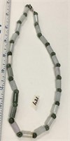 Jade necklace 18"        (g 22)