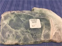5.5" slab of fluorite      (2)